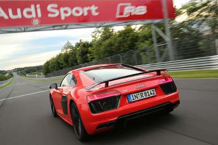 Audi R8 V10 Plus, Heckansicht