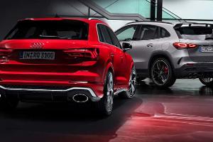 Enges Rennen zwischen den Sport-SUV