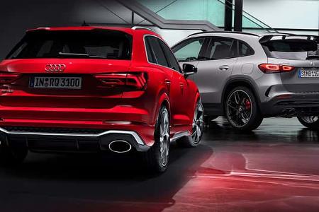 Kaltvergleich Genf 2020 Audi RS Q3 Mercedes-AMG GLA 45 S Kaltvergleich Genf 2020 Audi RS Q3 Mercedes-AMG GLA 45 S