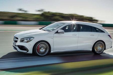 03/2016, Mercedes CLA 45 Shooting Break AMG Facelift Sperrfrist 16.03.2016