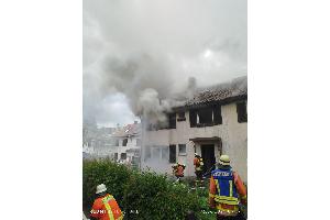 Wohnungsbrand in der Siebenbürgenstraße in Wangen