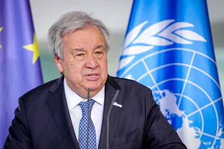 UN-Generalsekretär Guterres verlangt die Untersuchung des Tods von 27 Palästinensern, die den Schüssen israelischer Soldaten zum Opfer gefallen sein sollen. (Archivbild)