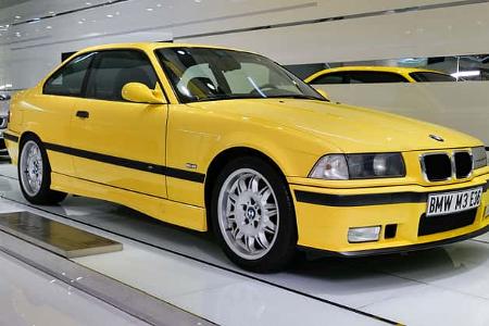 BMW M3 E36 3.2 Coupé Dakargelb (1997) Front