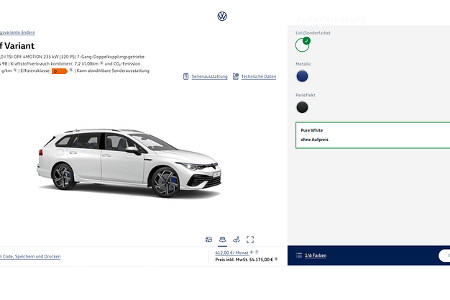 Sportliche Kombis Katalog Konfigurator Vergleich Preis Ausstattung