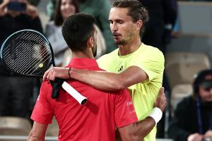 Zverev: "Habe Novak 2025 noch nicht auf dem Level gesehen"