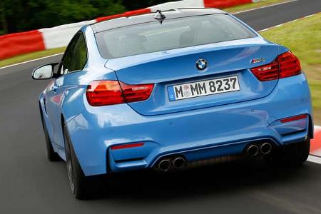 BMW M4 Coupé, Heckansicht