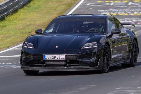 Porsche Taycan Prototyp Nordschleife Rekordrunde