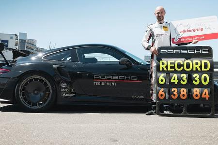 Porsche 911 GT2 RS Manthey Performance Nürburgring Nordschleife Rekord