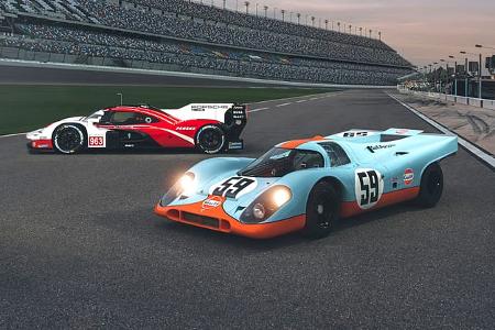 Porsche 963 vs. Porsche 917 - Treffen in Daytona - 2023