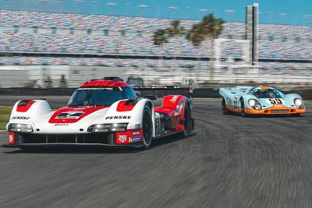 Porsche 963 vs. Porsche 917 - Treffen in Daytona - 2023