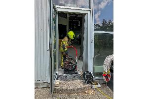 Ausgelöste Brandmeldeanlage