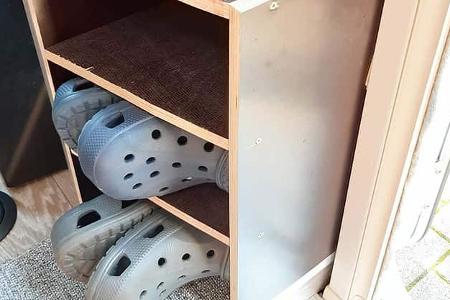 DIY Schuhregal