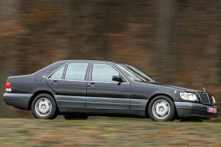 Mercedes-Benz S600, Seitenansicht