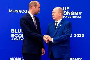 In Monaco: Prinz William ruft die Welt zum "dringenden Handeln" auf