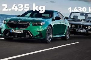 BMW M5 Generationenvergleich Gewicht
