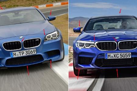 BMW M5 F10 (Competition Paket / 2013) - BMW M5 F90 - Vergleich BMW M5 F10 (Competition Paket / 2013) - BMW M5 F90 - Vergleich