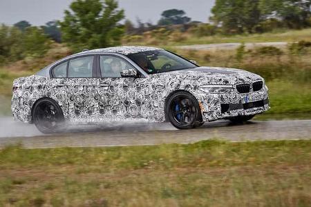 BMW M5 Predrive Miramas 2017