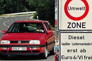 Alte Diesel Umweltzone Dieselfahrverbot