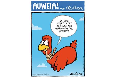 Alltäglicher Humor und Vögel