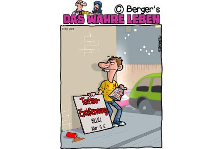 Cartoons mit wahren Lebensgeschichten
