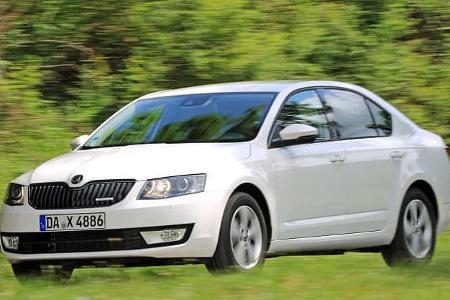 Skoda Octavia Greenline, Seitenansicht Skoda Octavia Greenline, Seitenansicht
