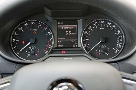Skoda Octavia Greenline, Rundinstrumente Skoda Octavia Greenline, Rundinstrumente