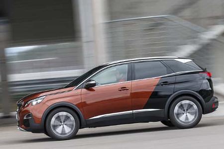 Peugeot 3008 BlueHDi 180, Seitenansicht