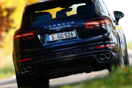 Porsche Cayenne Turbo S, Heckansicht