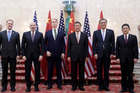 Delegationen der USA und China verhandelten zwei Tage in London. (Archivbild) 
