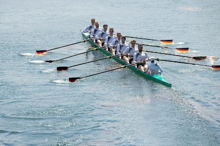 Nach bitterer EM: Deutschland-Achter mit Erfolgserlebnis Nach bitterer EM: Deutschland-Achter mit Erfolgserlebnis