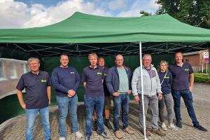 Förderverein übergibt Pavillon an Einheit Birten