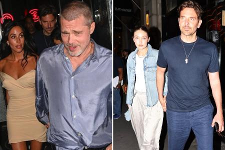 Brad Pitt und Ines de Ramon: Date mit Gigi Hadid und Bradley Cooper