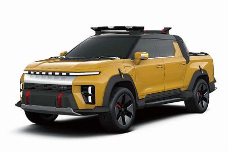 KGM 0100 BEV Elektro Pick-up Konzeptstudie Concept Car KGM 0100 BEV Elektro Pick-up Konzeptstudie Concept Car