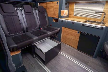 Campervan Pureflexx Escape 500 Schublade unter der Bank Campervan Pureflexx Escape 500 Schublade unter der Bank