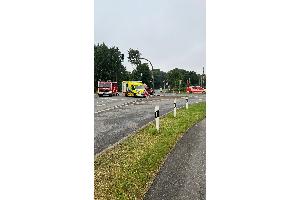 Bild der Einsatzstelle an der Kreuzung Blinkstraße / Bremerhavener Straße

Foto: Ortsfeuerwehr Spaden