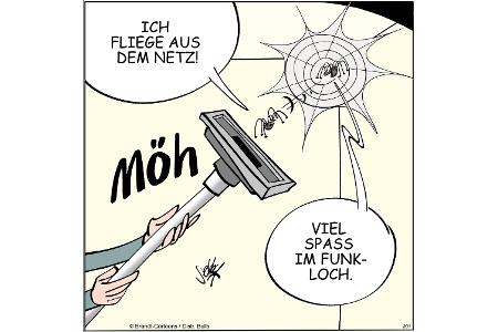 Cartoons zu trendigen Themen