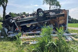 Verunfalltes Wohnmobil 1