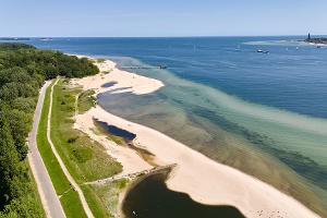 Eine exzellente Badewasserqualität wurde auch in der Nähe des Falckensteiner Strands nördlich von Kiel gemessen.