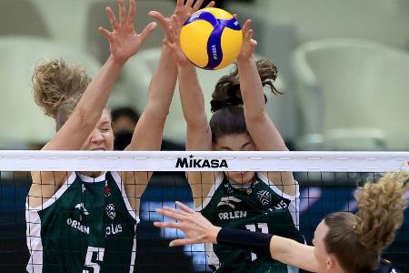 Deutsche Volleyballerinnen gegen Polen chancenlos