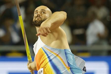 Diamond League: Speerwerfer Weber Zweiter in Paris Diamond League: Speerwerfer Weber Zweiter in Paris