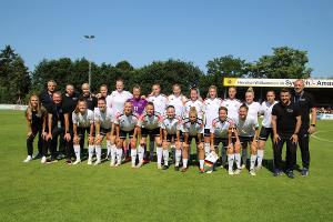 Polizei-Fußball-EM der Damen in Lohne - Platzierungsspiele - Bilder vom Halbfinale Deutschland gg. Österreich