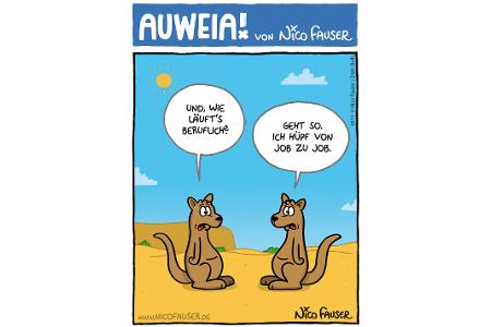 Alltäglicher Humor und Vögel