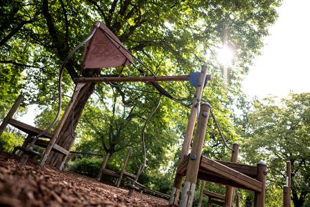 Plötzlich fiel auf dem Kinderspielplatz ein Ast herunter, ein 39-Jähriger wurde erschlagen. (Symbolbild) Plötzlich fiel auf dem Kinderspielplatz ein Ast herunter, ein 39-Jähriger wurde erschlagen. (Symbolbild)