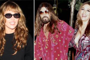 Billy Ray Cyrus und Elizabeth Hurley unterstützen Miley Cyrus