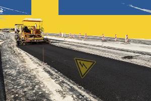 Elektrifizierte Autobahn in Schweden
