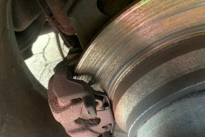 Funktionslose Hinterradbremse