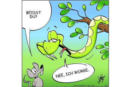 Cartoons zu trendigen Themen