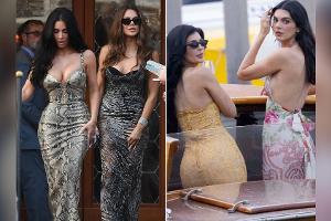In Venedig: Kardashian-Jenner-Schwestern ziehen die Blicke auf sich
