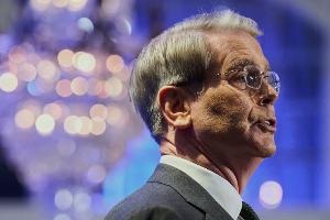 Zuversichtlich, was die Lieferung aus seltenen Erden gefertigter Magneten in die USA angeht: US-Finanzminister Scott Bessent.