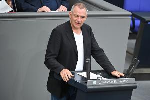 Parteichef van Aken pocht auf ein Mitspracherecht der Linksfraktion. (Archivbild) 